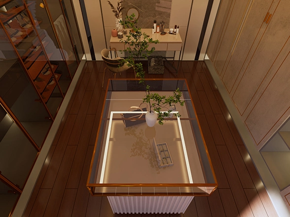 walk-in closet functional accessory Island Closet