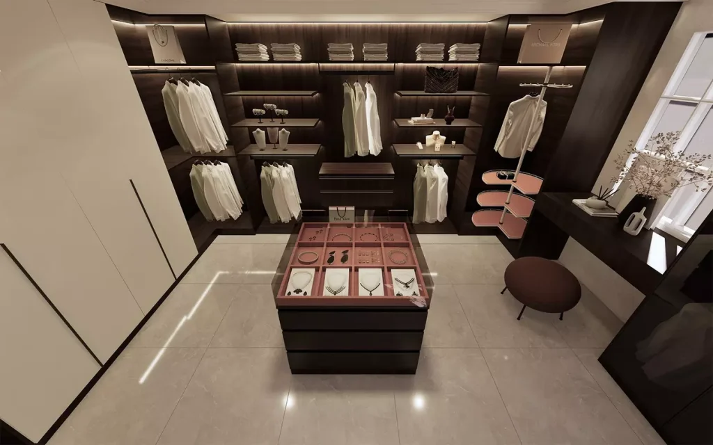 Fabricante de sistema de vestidor modular minimalista Dimitri