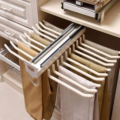walk-in closet functional accessory Pull Out Trousers Rack
