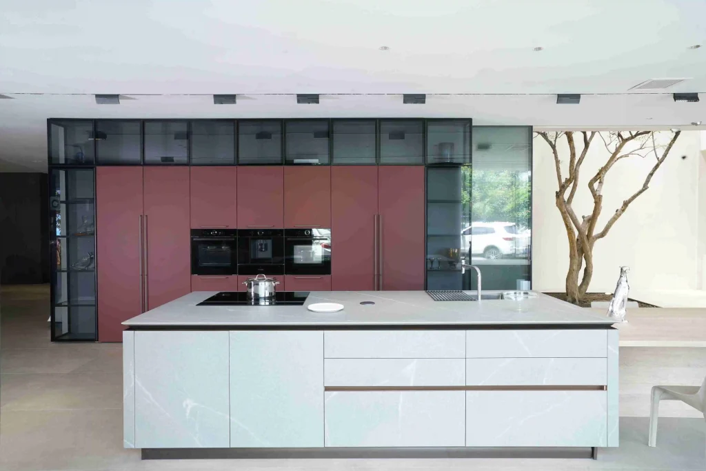 vitality life two tone kitchen cabinet
