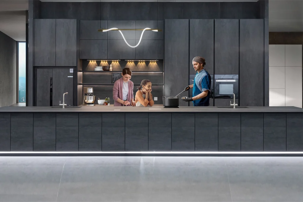 Cementi Cucine Ceramic Modular Smart Kitchen Cabinet