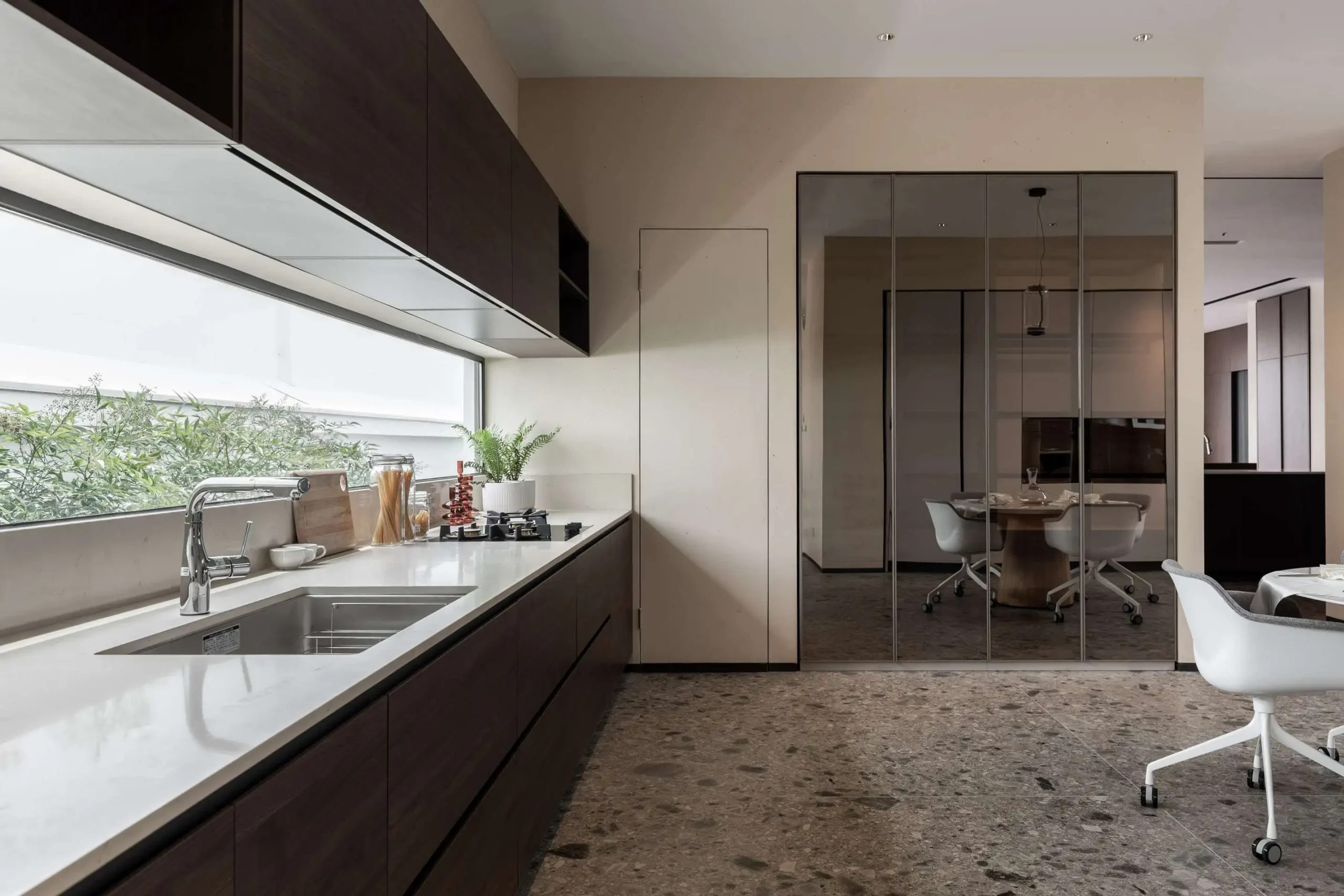 Ephemeral Plywood Kitchen Cabinets