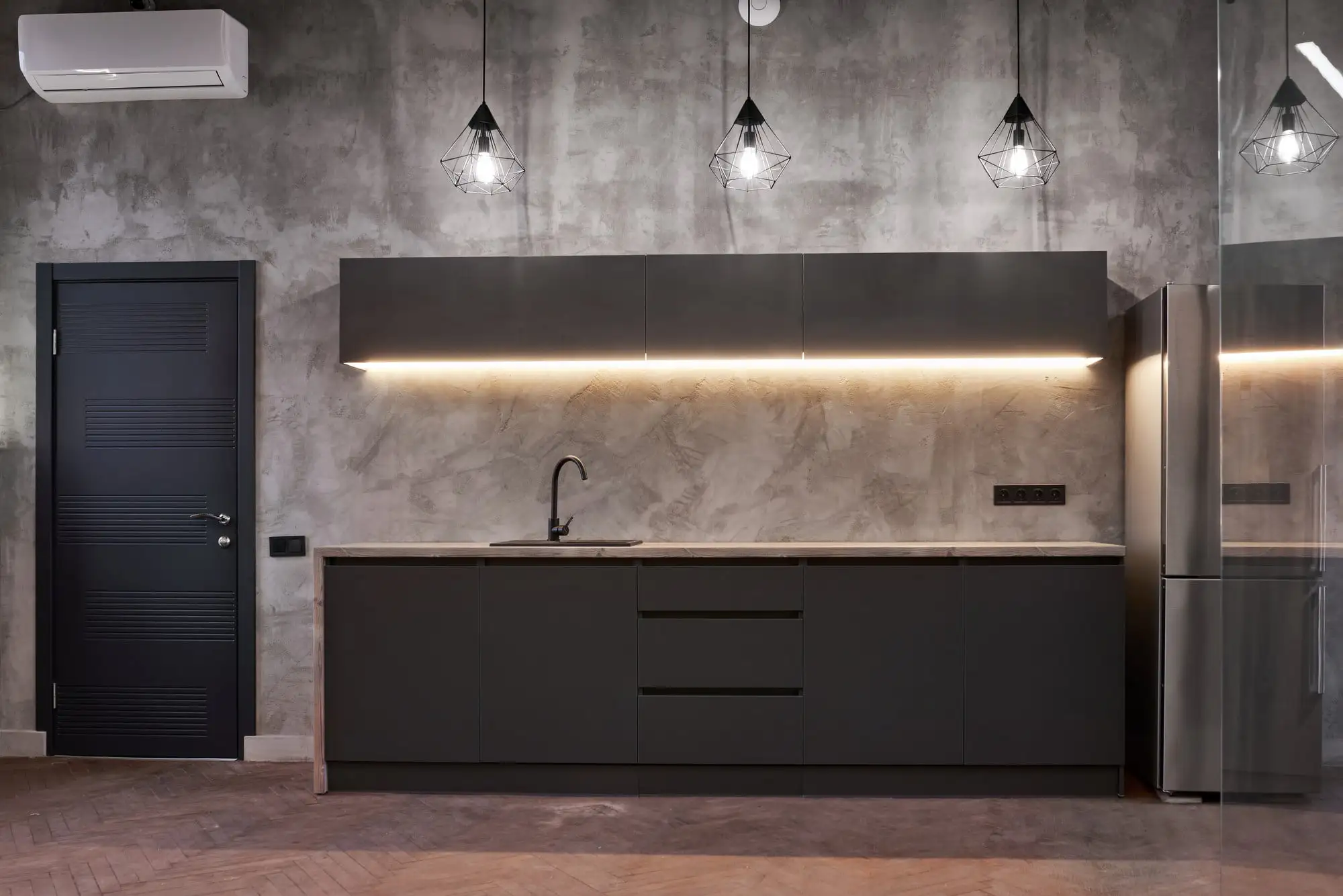 Kitchen Cabinet Lighting with light bars