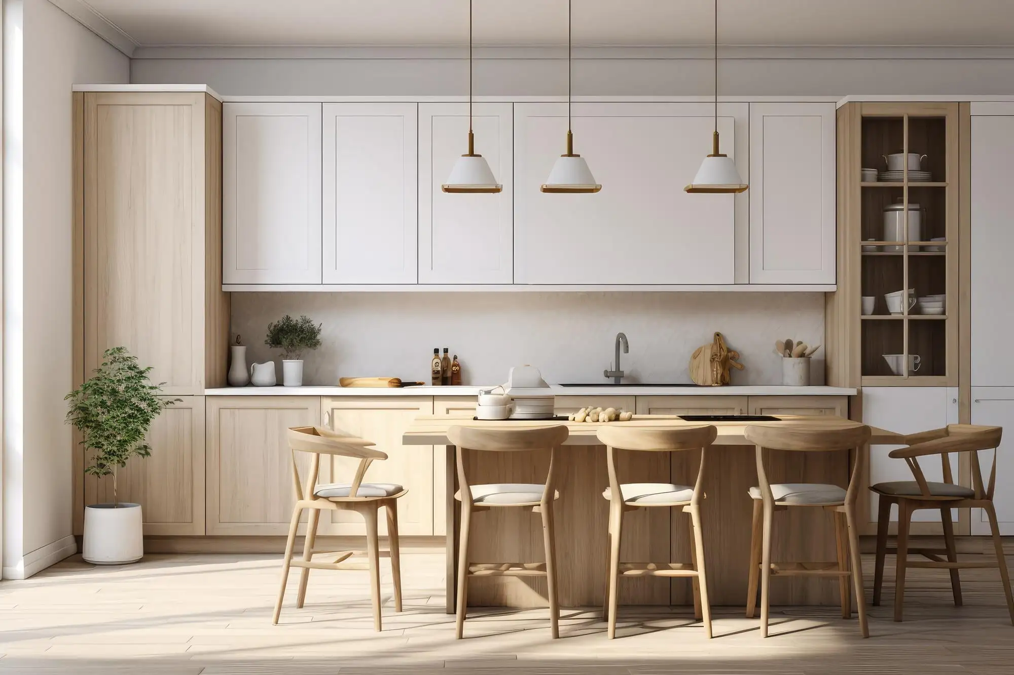 Small Kitchen Two Tone Kitchen Cabinets