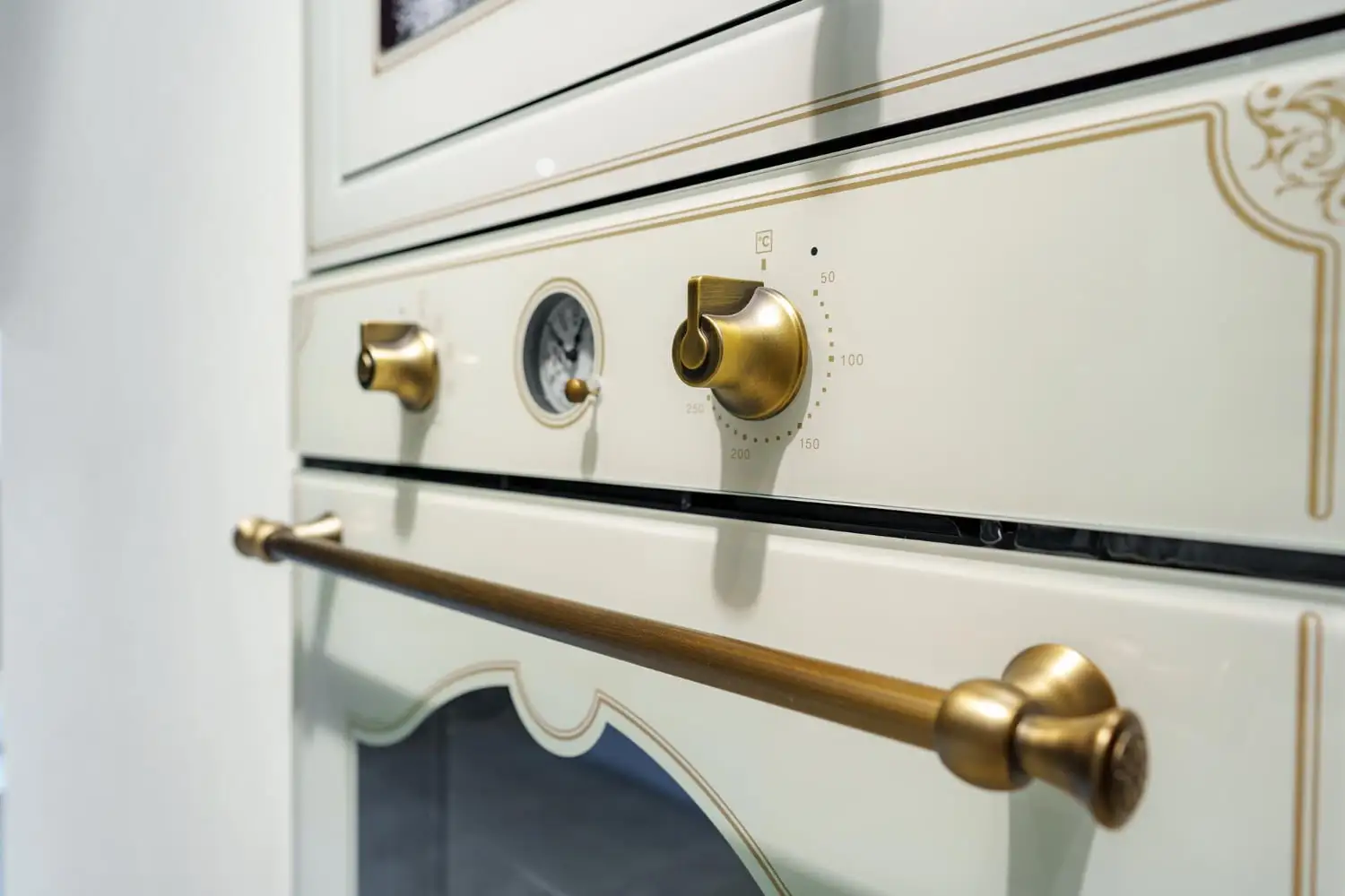 kitchen cabinets with metal bronze handles