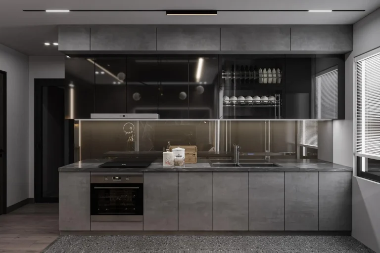Consistent Theme Across Cabinets-How to Style Glass Kitchen Cabinets