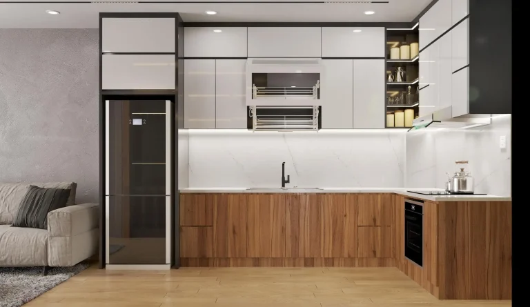 Armoires de cuisine au fini semi-brillant
