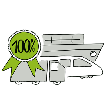 Supply chain icon
