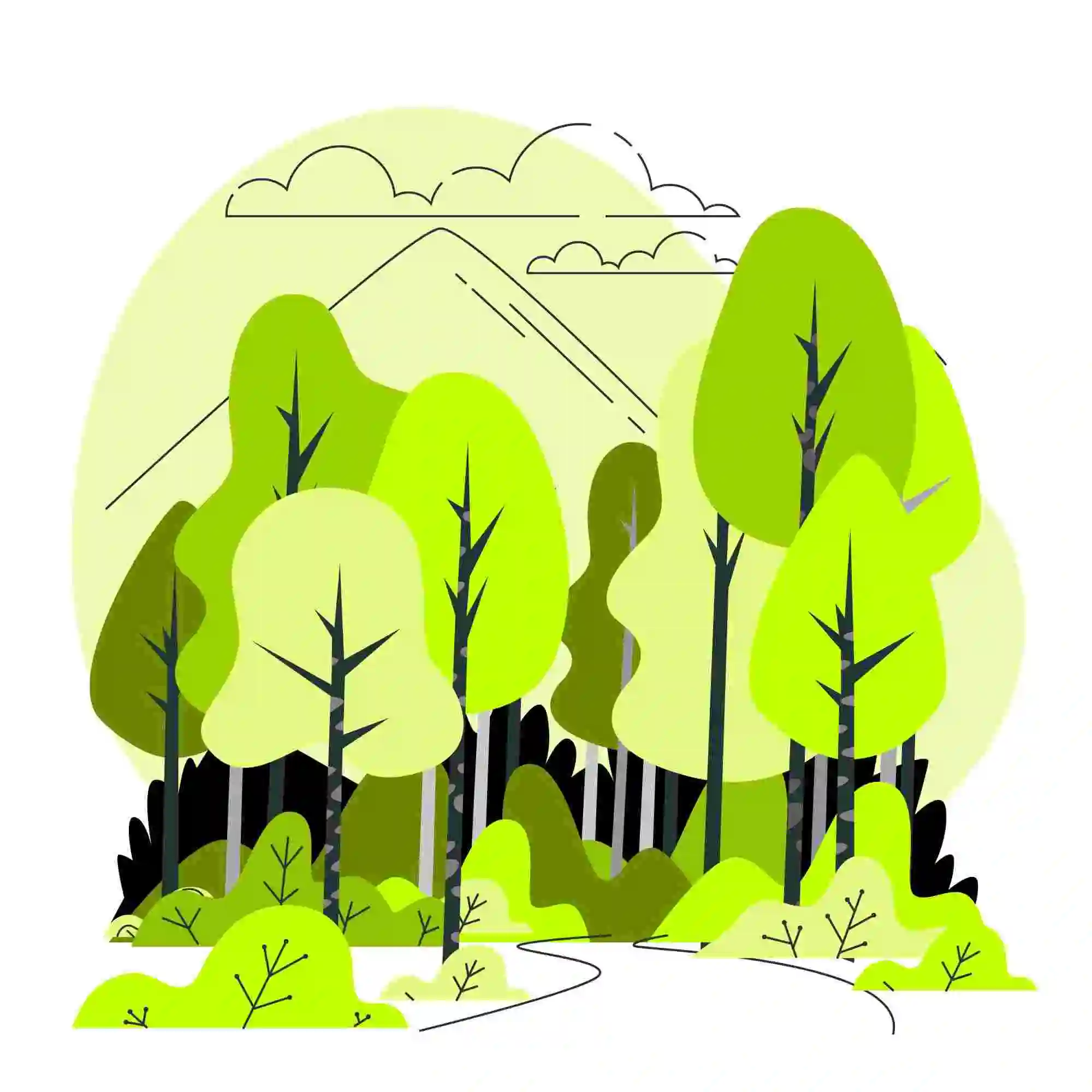green forest