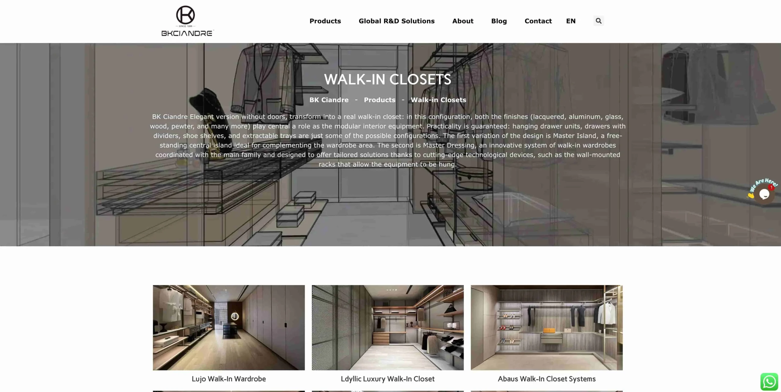 BK Ciandre Walk in Closet website BK Ciandre Walk in Closet website