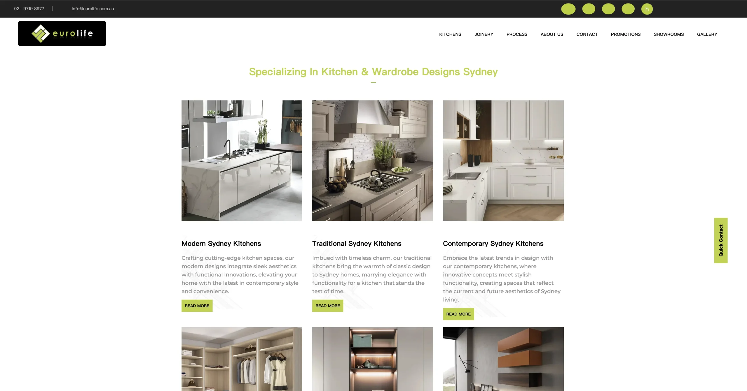 Eurolife website Eurolife website