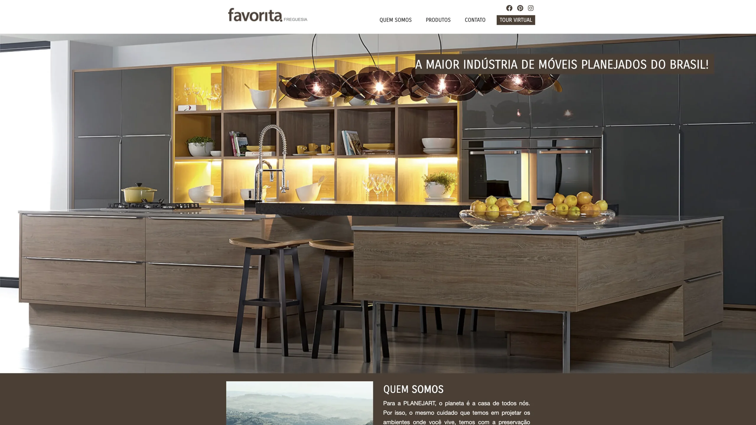 Favorita website