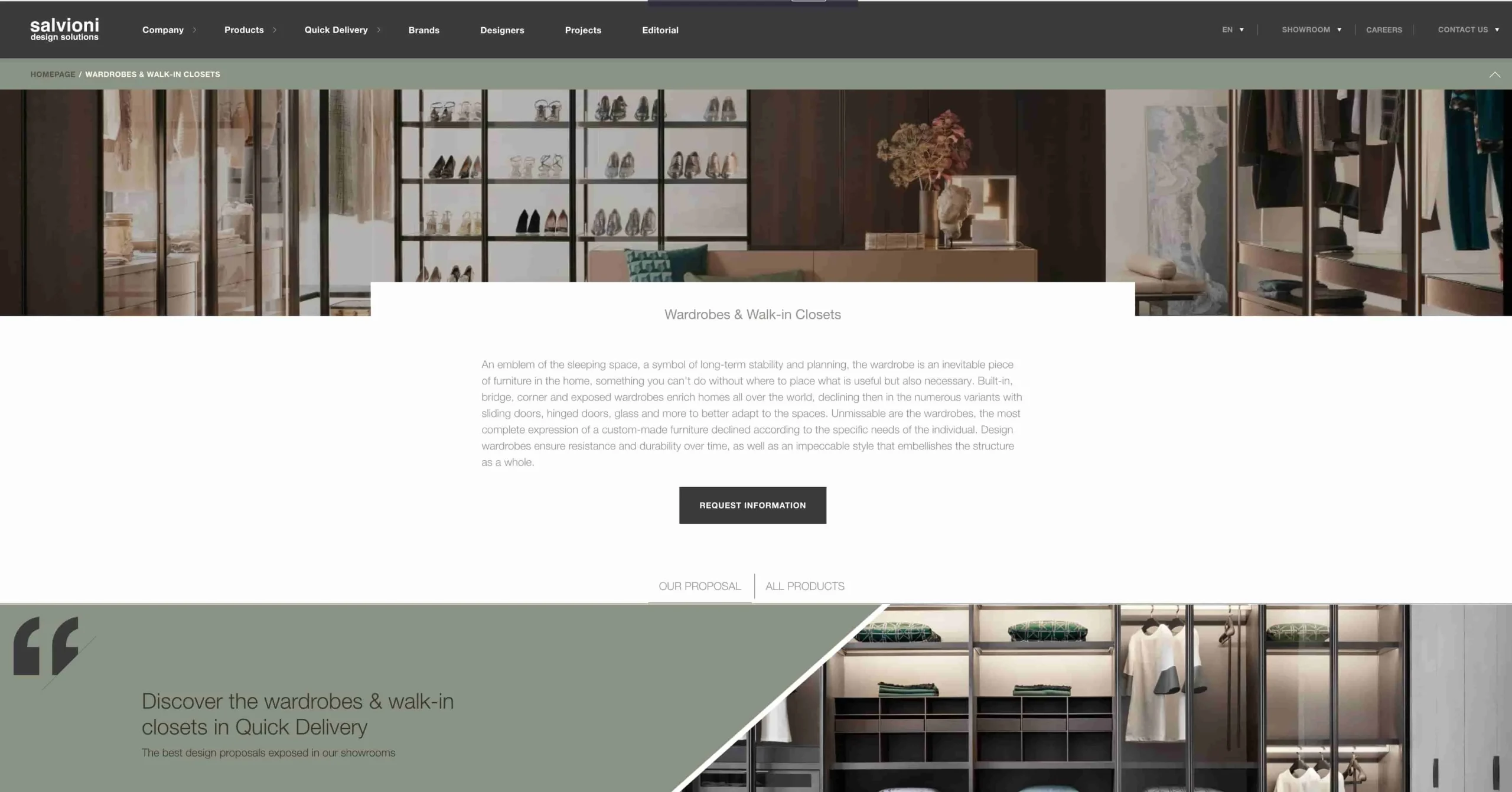Salvioni Design Solutions Walk in Closet website Salvioni Design Solutions Walk in Closet website