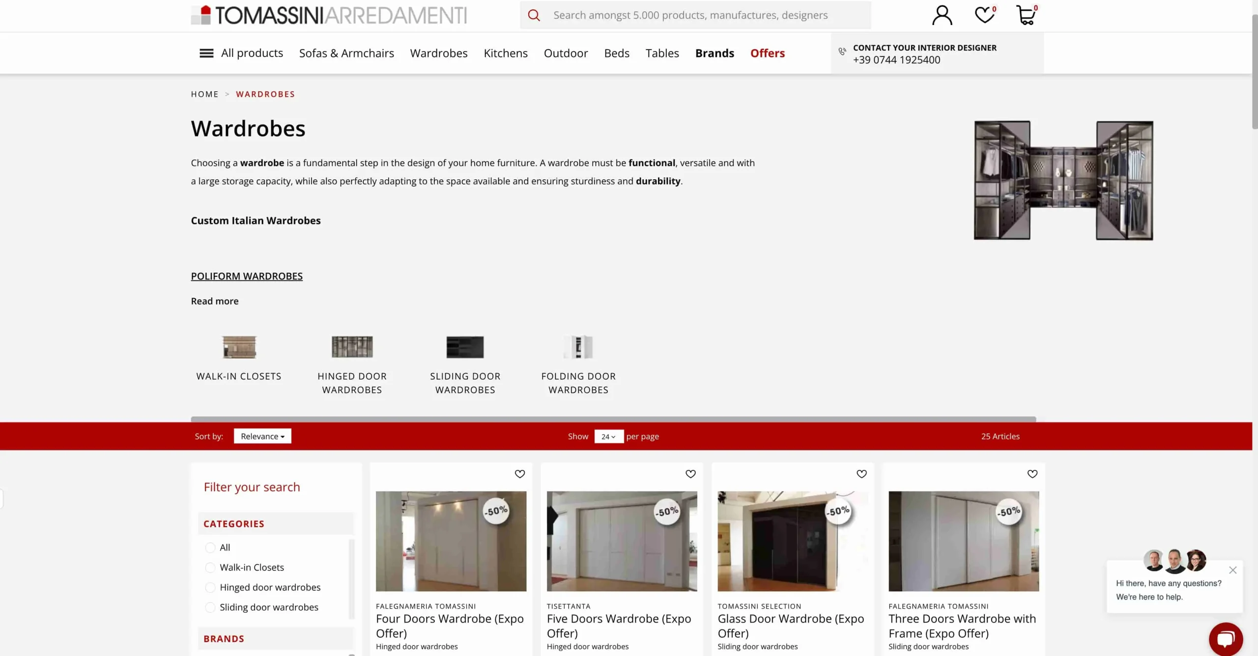 Tomassini Arredamenti Walk in Closet website Tomassini Arredamenti Walk in Closet website