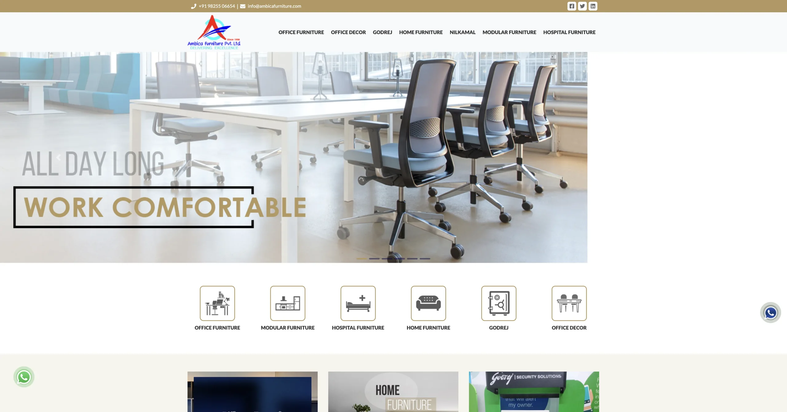 AMBICA FURNITURE PVT LTD website AMBICA FURNITURE PVT LTD website