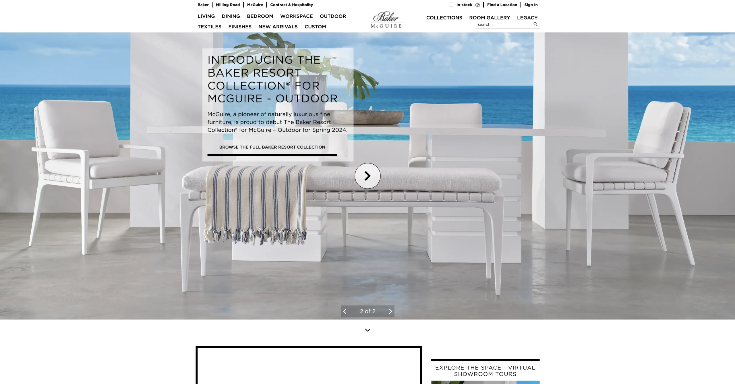 Baker Furniture website Baker Furniture website