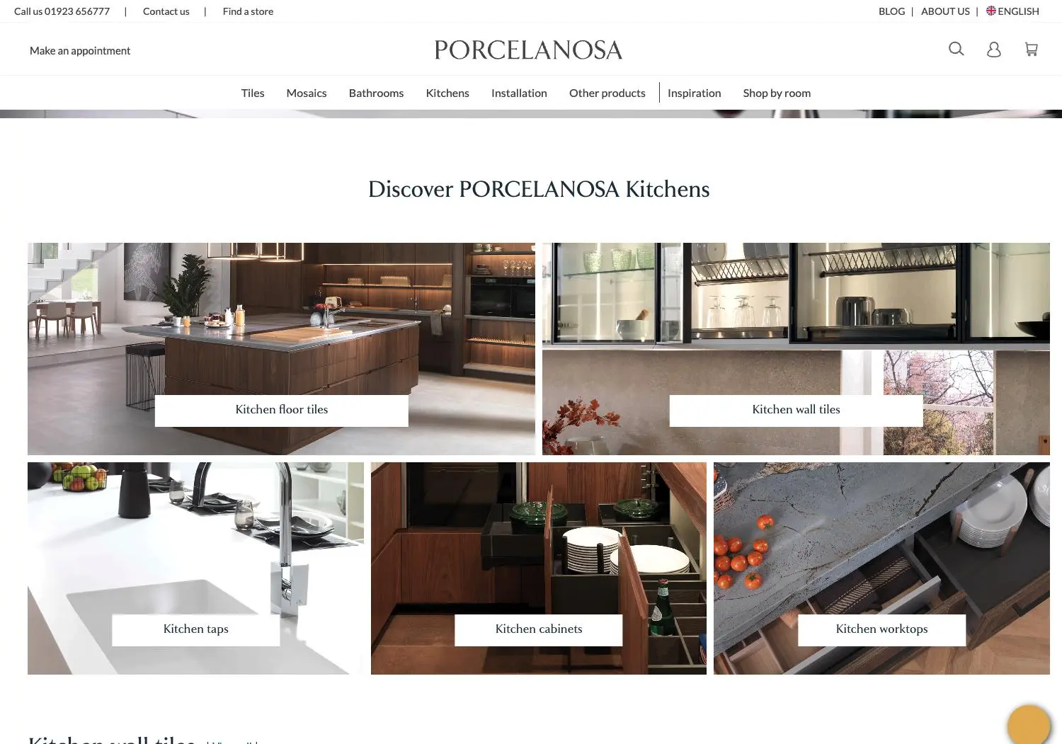 Porcelanosa kitchen cabinet manufacturer key features screenshot Porcelanosa kitchen cabinet manufacturer key features screenshot