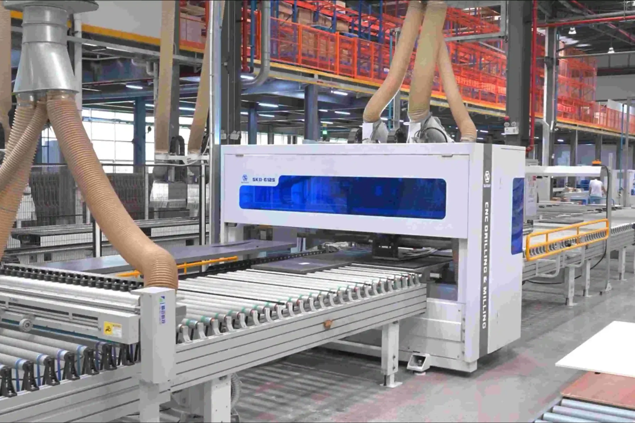 bkciandre kitchen cabinet manufacturing process Drilling Production Line scaled