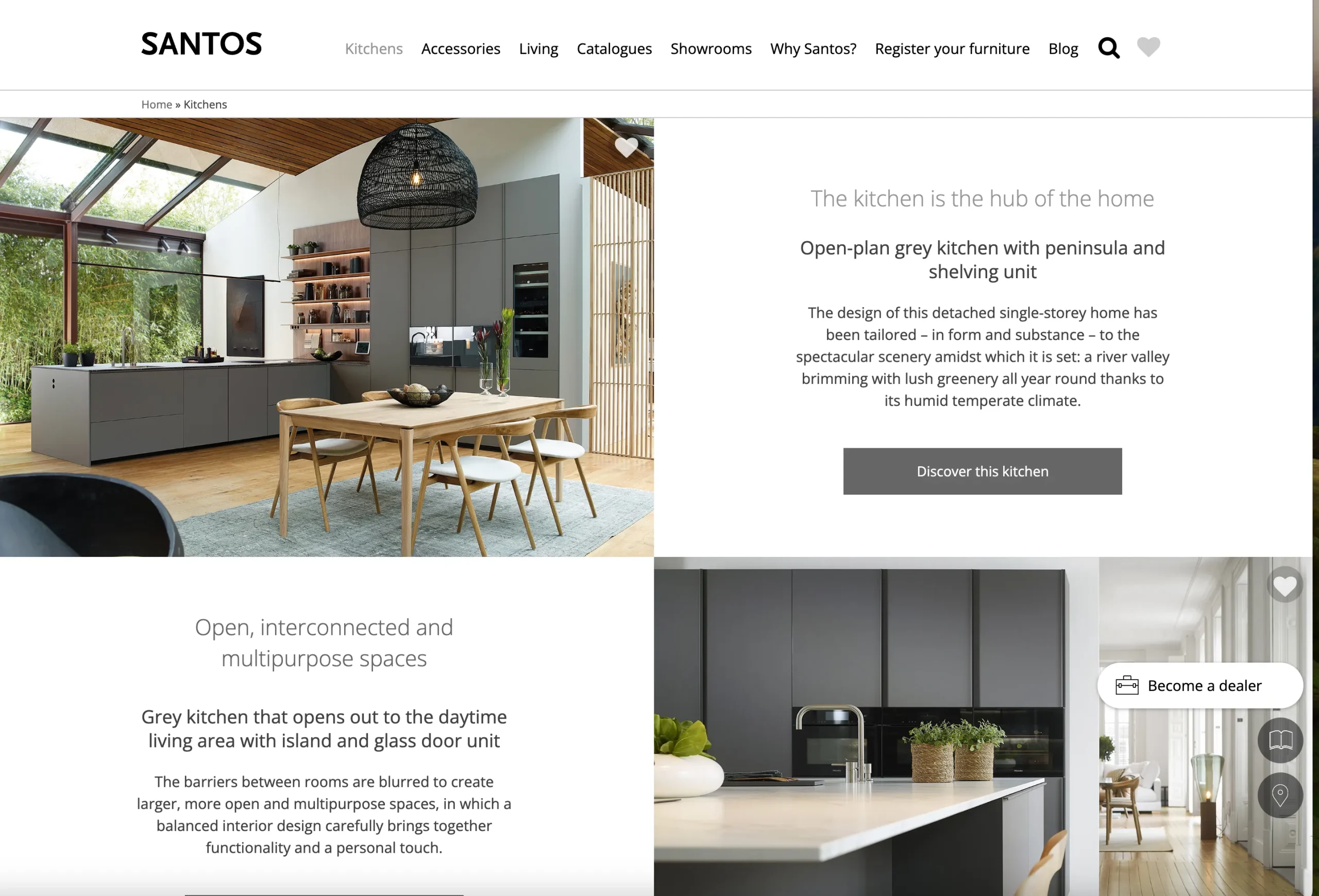 santos website