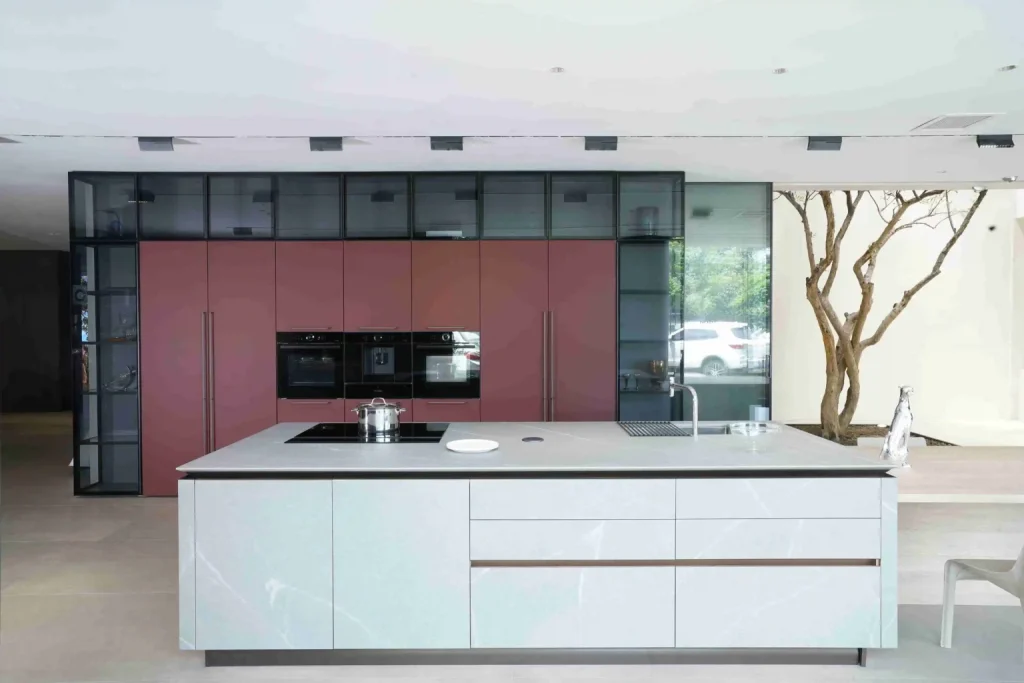 vitality life two tone kitchen cabinet