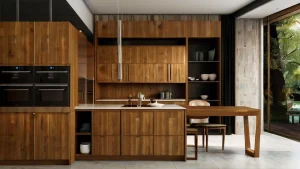 wooden luxurious modern cabinet classic kitchen design