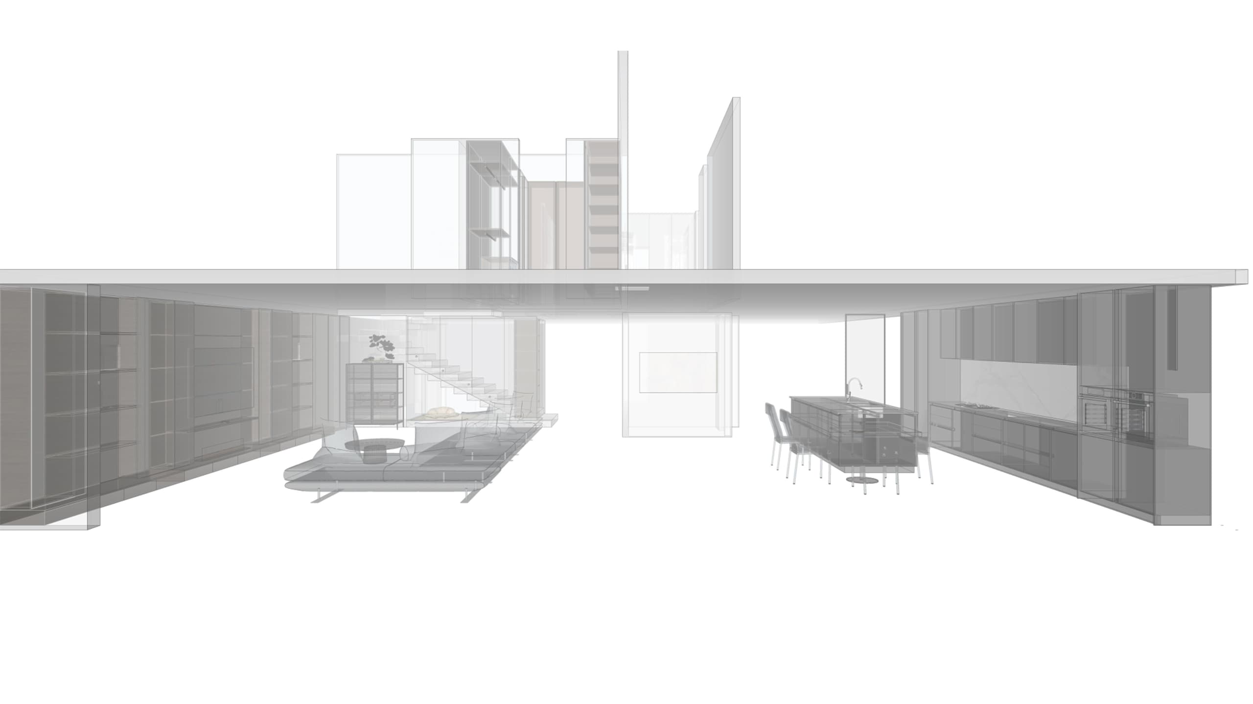 Interior design drawing