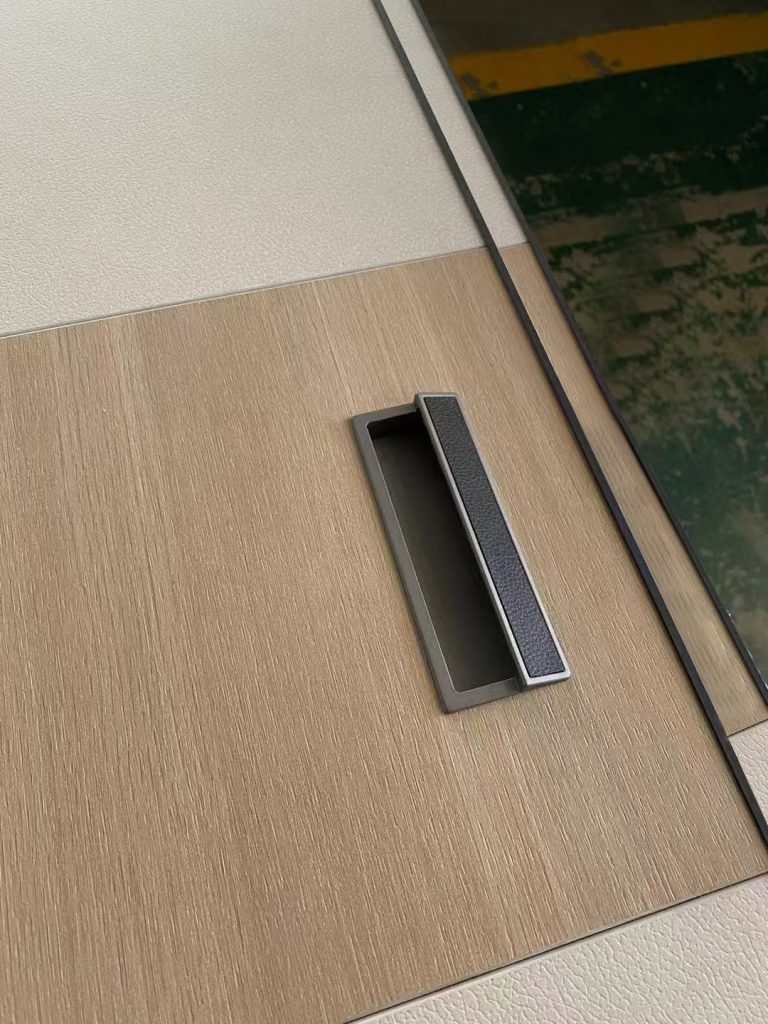 Wood door panel