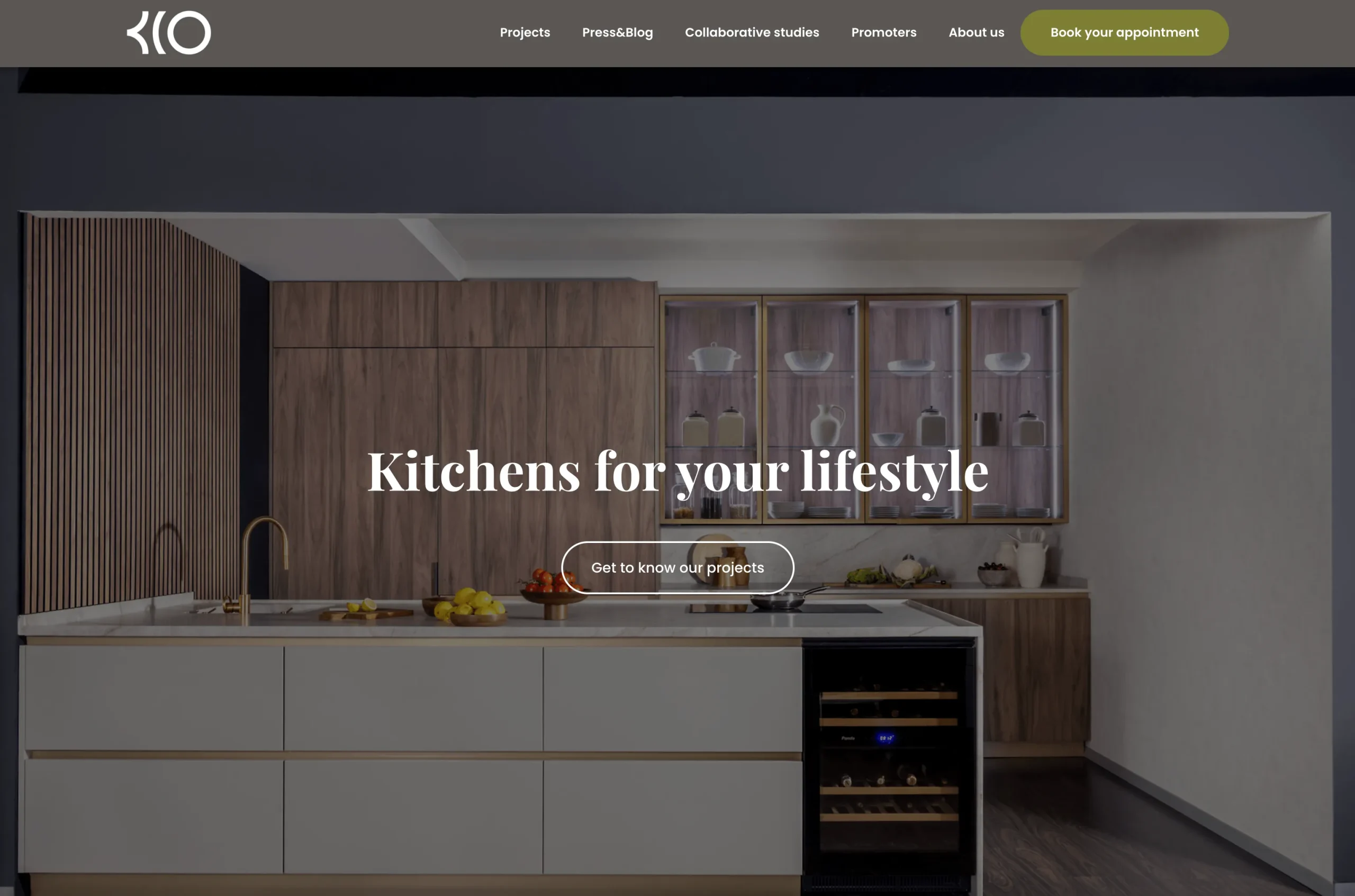 Cocinas Rio website