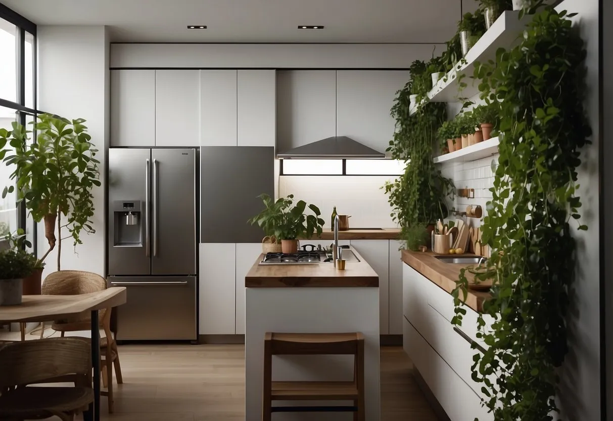 Decoración superior Para gabinetes de cocina modernos, use terrarios o suculentas