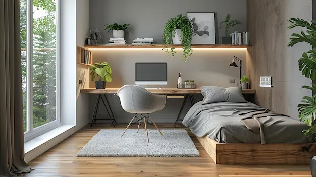 modern bedroom Minimalist Workspace modern bedroom Minimalist Workspace