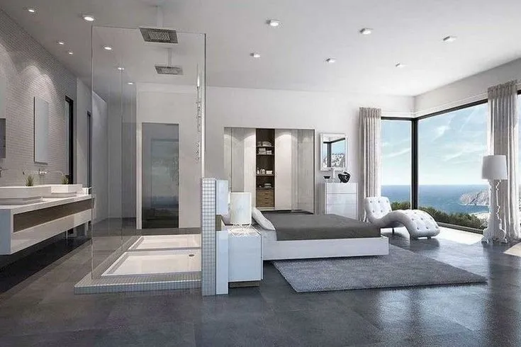 modern bedroom Open Floor Plan modern bedroom Open Floor Plan