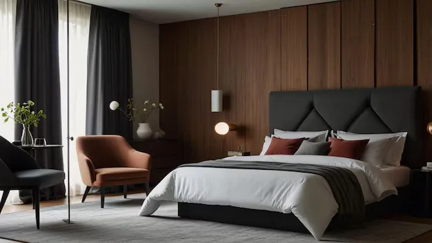 modern bedroom Statement Headboard modern bedroom Statement Headboard