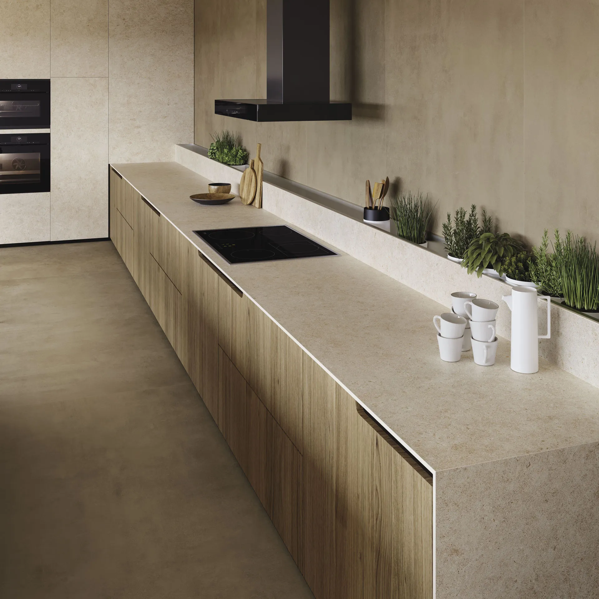 modern kitchen Low Maintenance Porcelain Surfaces