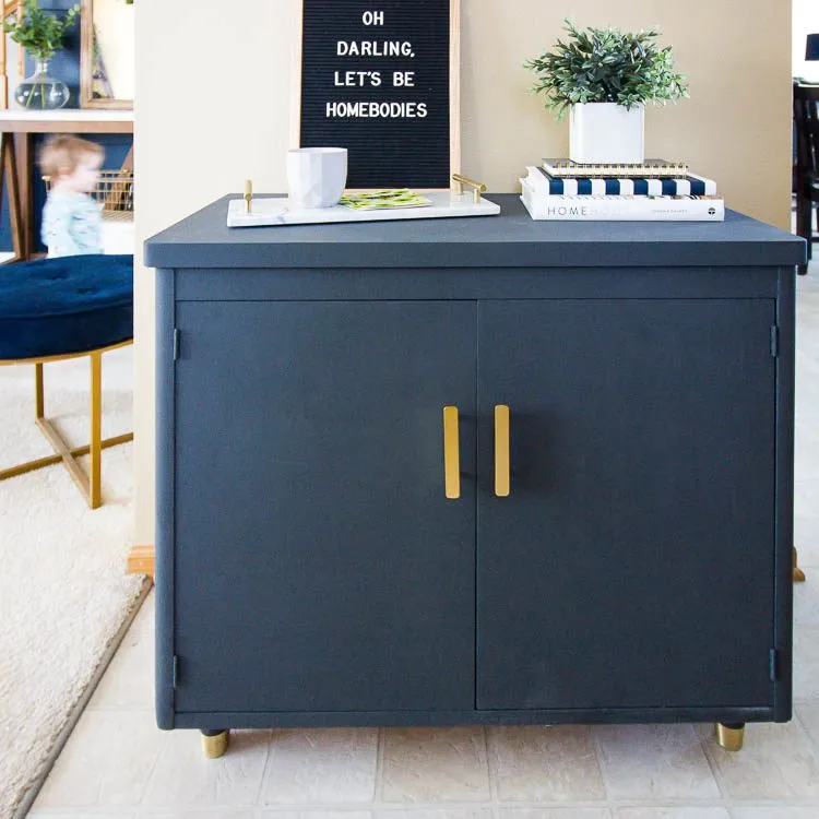 modern painting Kitchen Cabinets Chalk Paint Finish