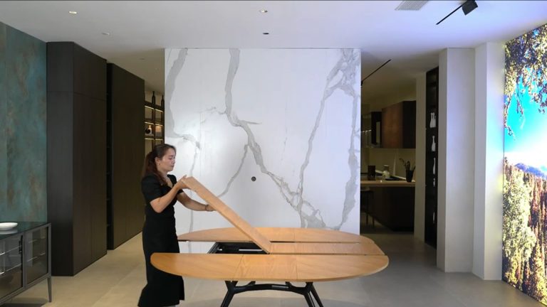 round extendable table