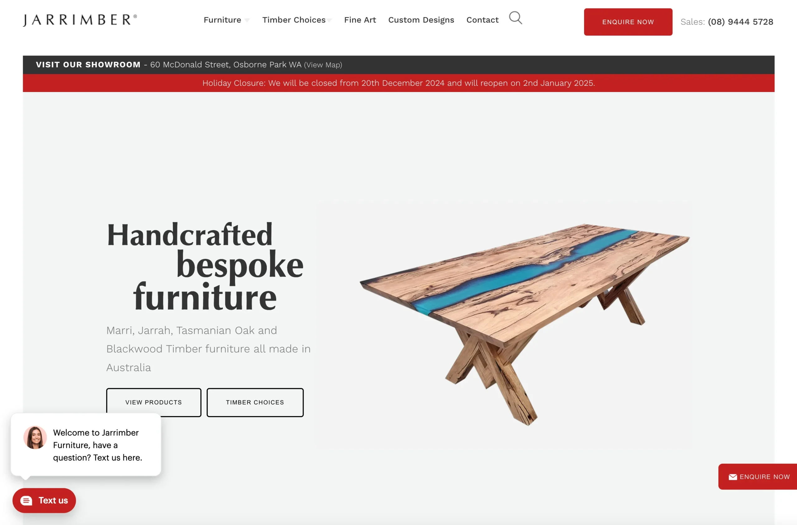 Jarrimber website