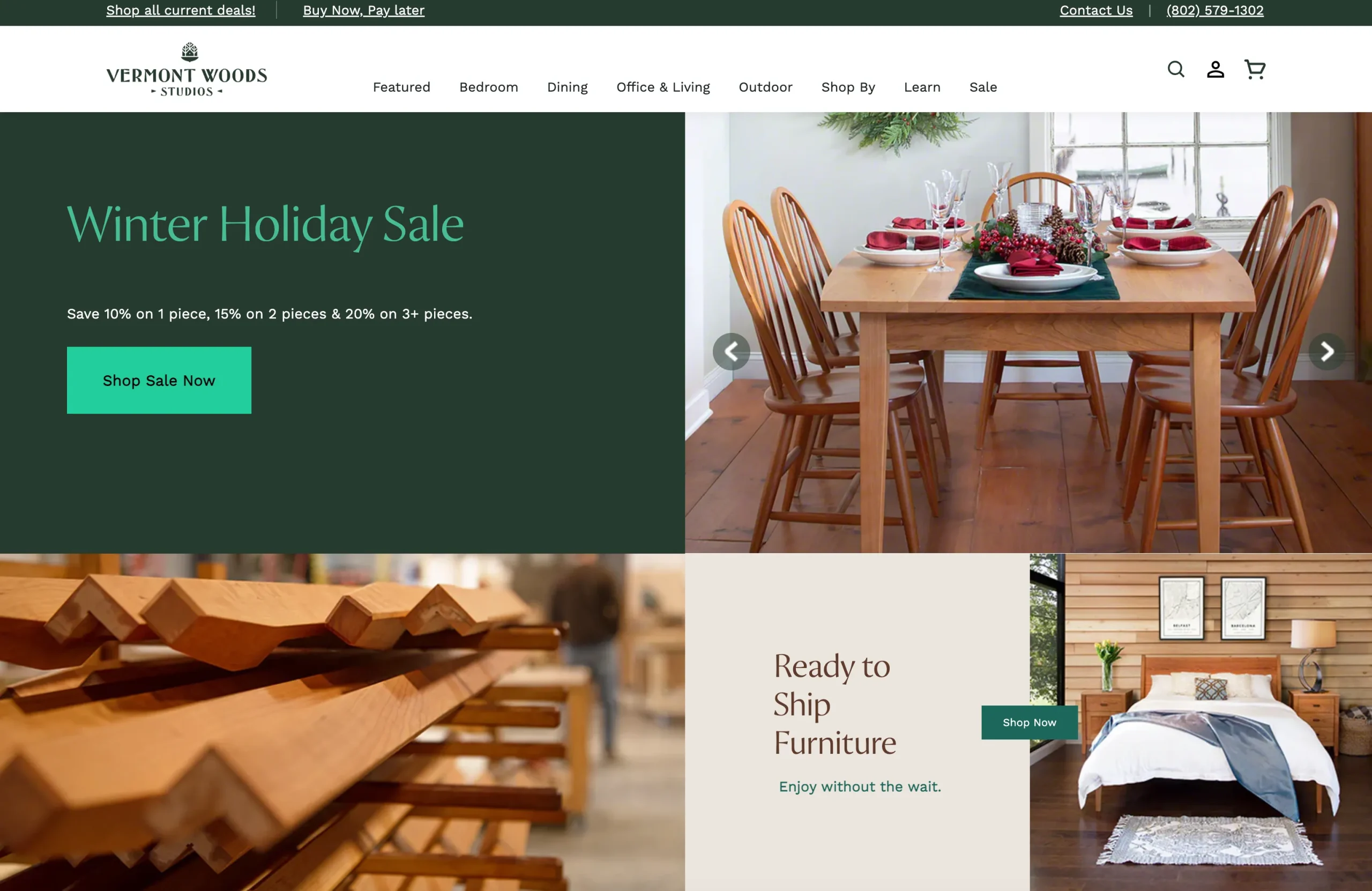 Vermont Woods Studios website Vermont Woods Studios website
