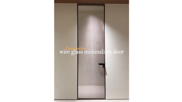 frameless glass door