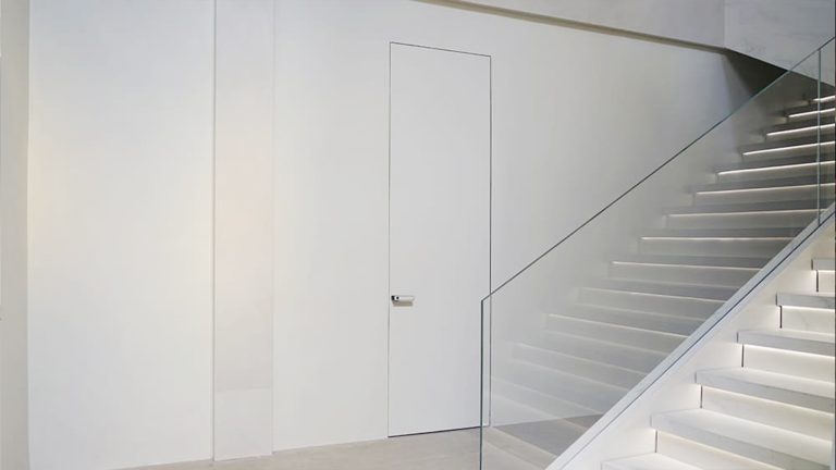 modern frameless door