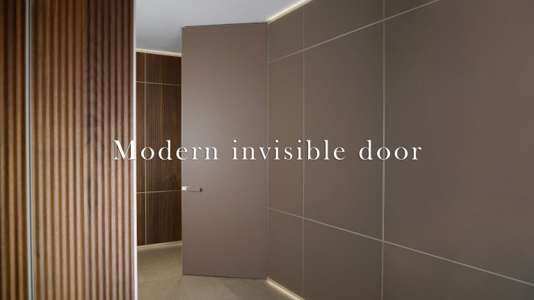 modern invisible door