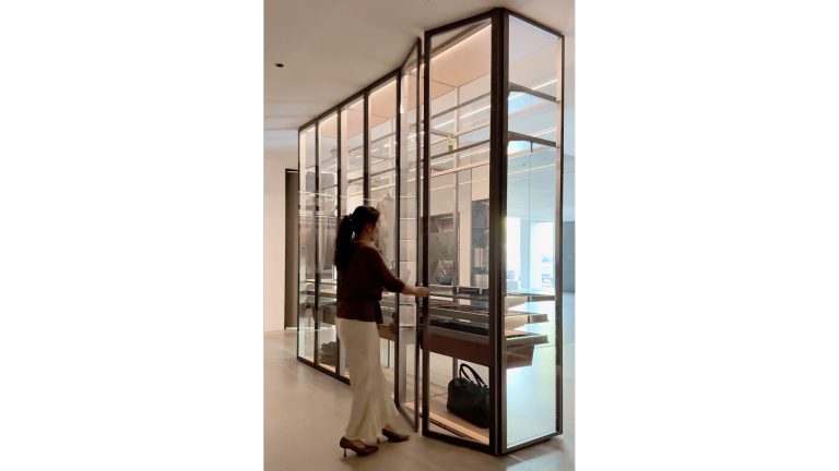 new glass wardrobe for designer