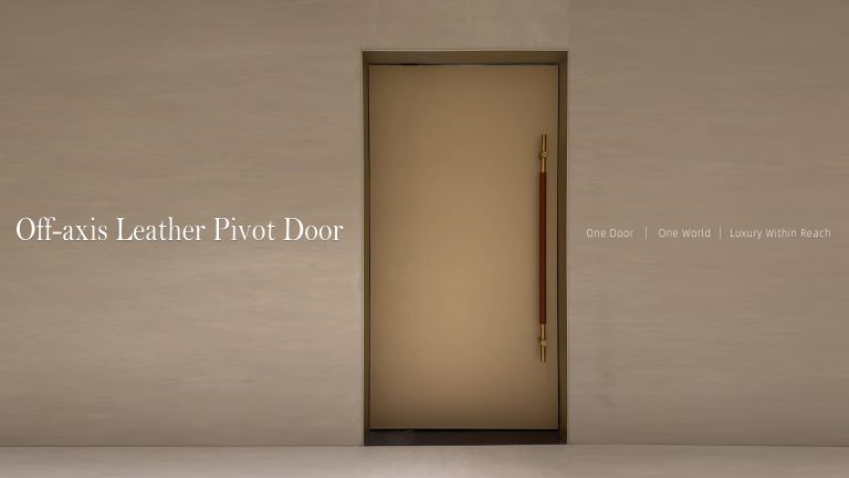 off axis pivot door