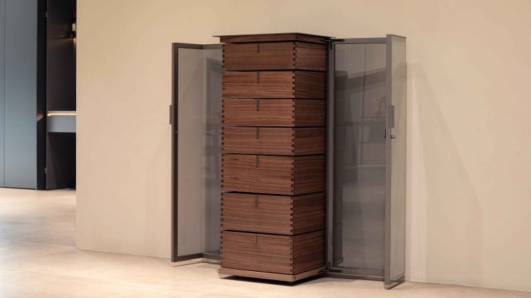 wood storage cabinet
