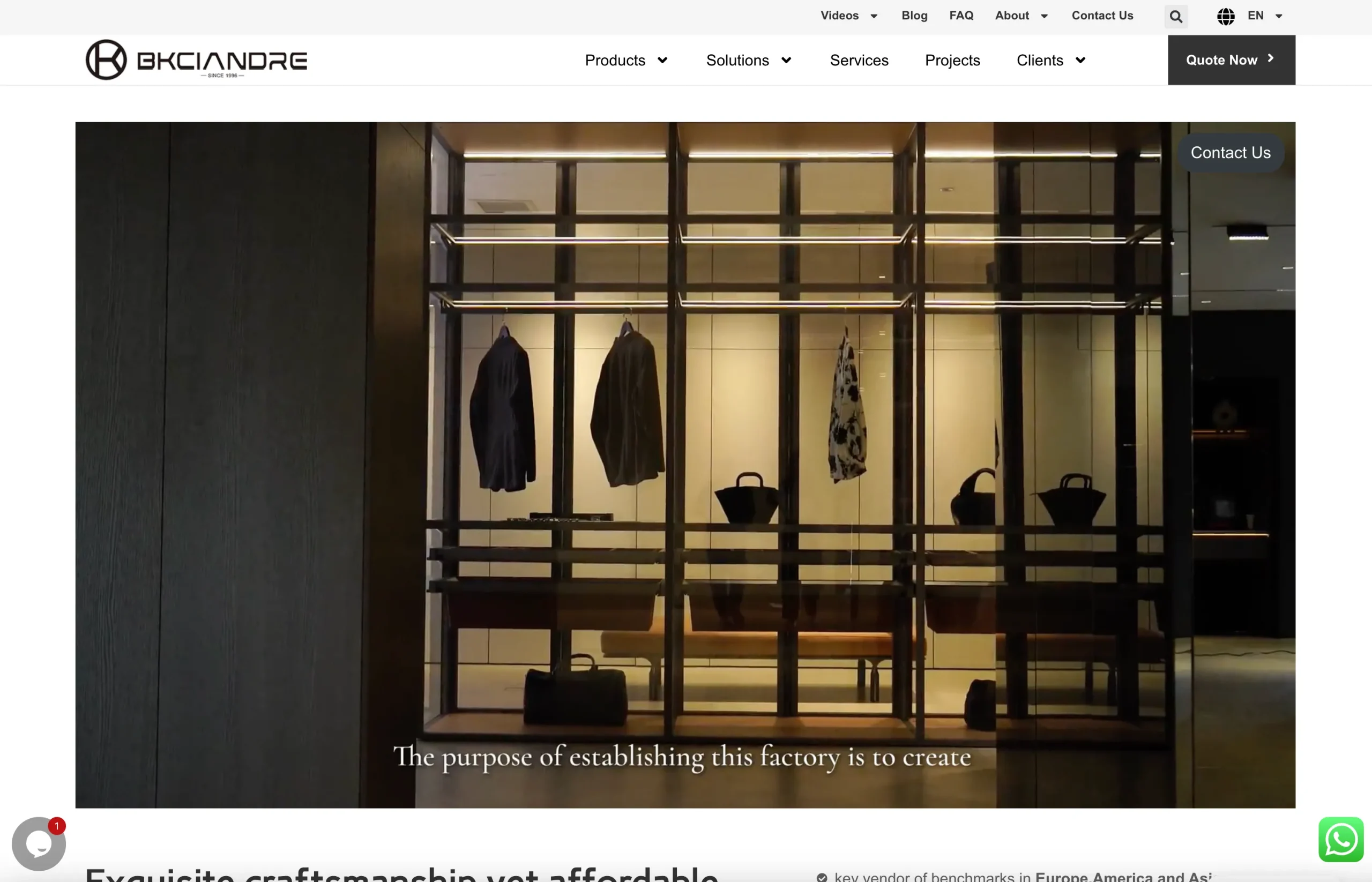 BK Ciandre website