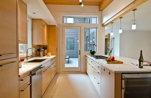 Inspiring modern Galley Kitchen Ideas Hidden Storage Solutions for a Clean Look