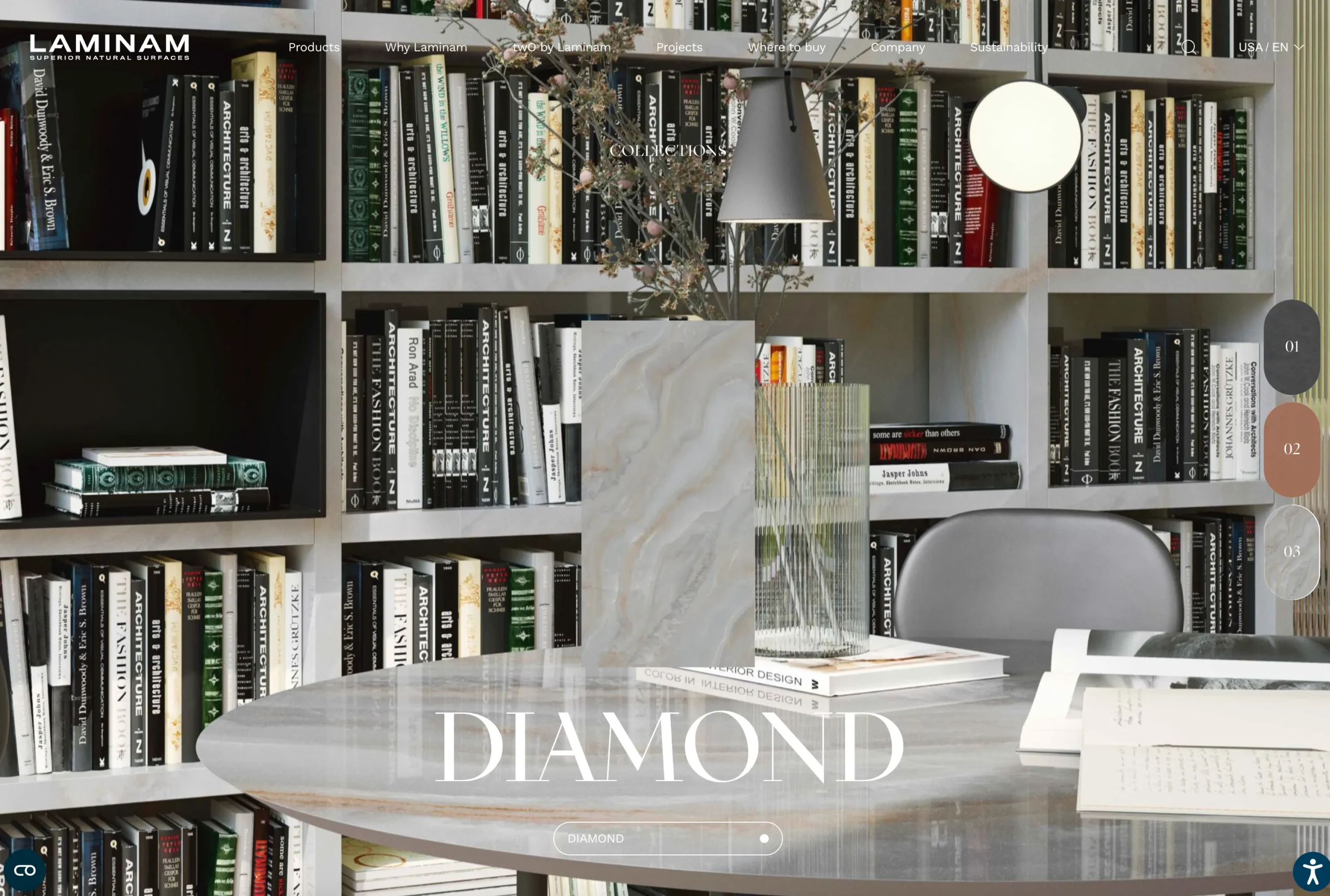 LAMINAM website LAMINAM website