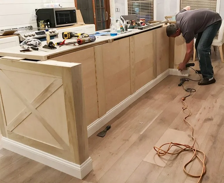 diy kitchen island table Add Trim and Decorative Details diy kitchen island table Add Trim and Decorative Details