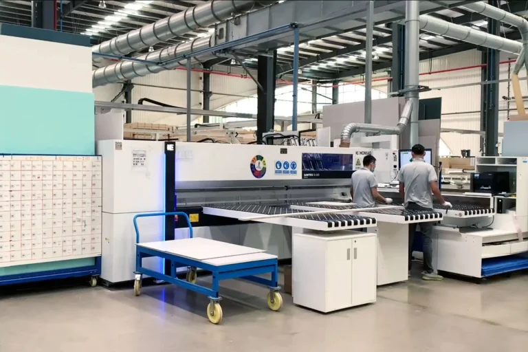 2Wood board smart cutting by Germany Homag CNC system