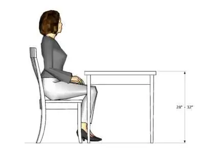 Minimal dining set with a wooden table and six chairs