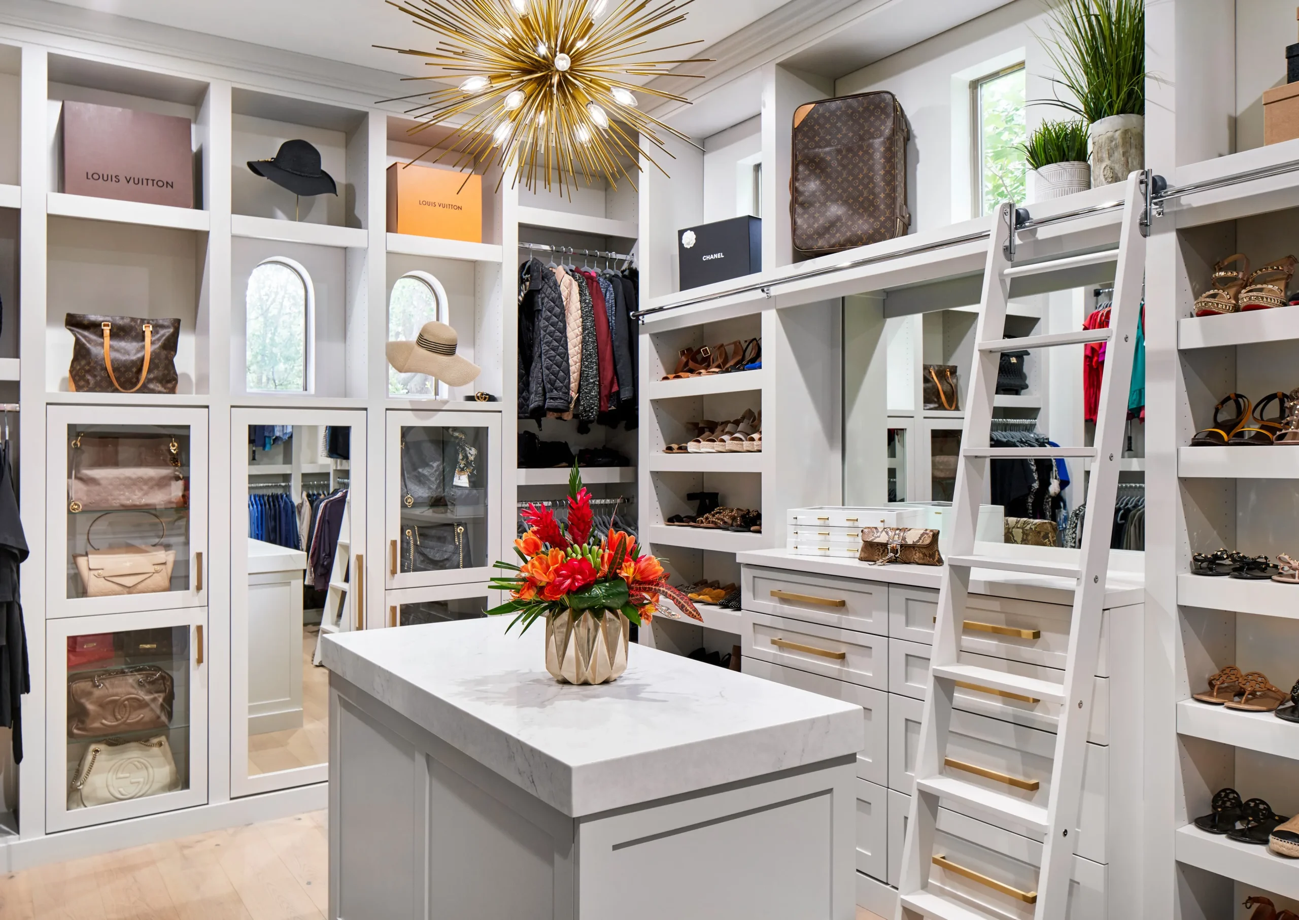 ladies walk in closet ideas Create a Jewelry Wall